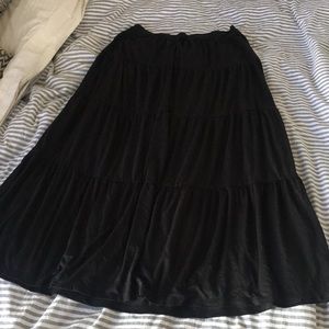 American Eagle Outfitters Black Maxi Skirt